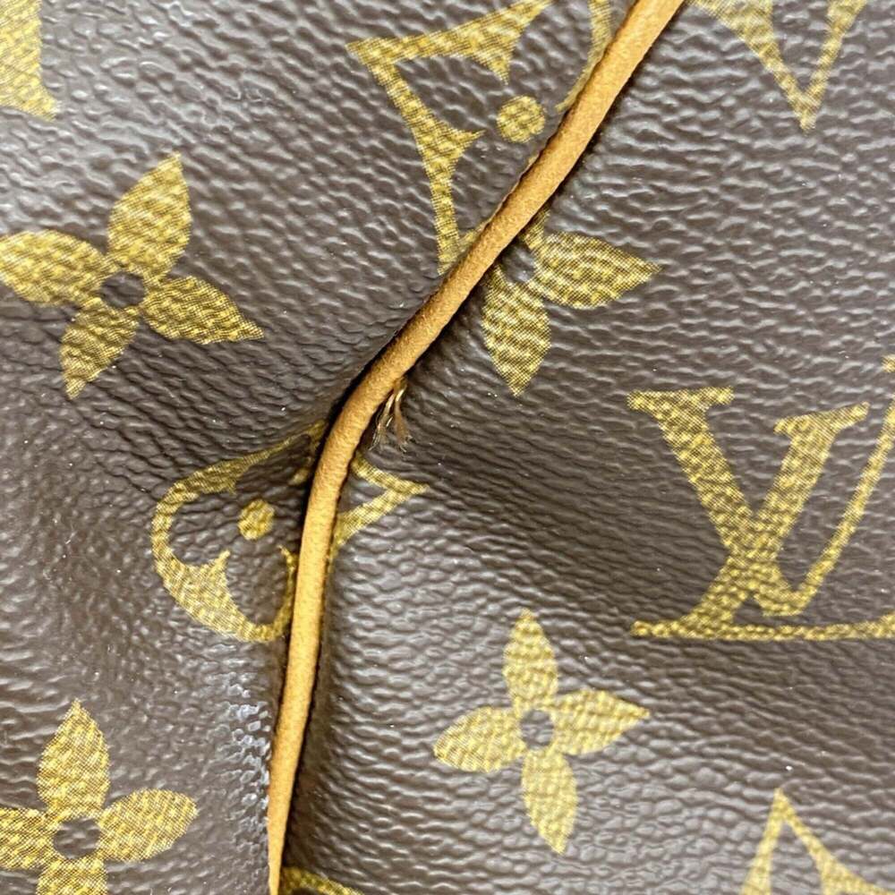 LOUIS VUITTON Brown Monogram Keepall 55 Boston Bag - Picture 8 of 11